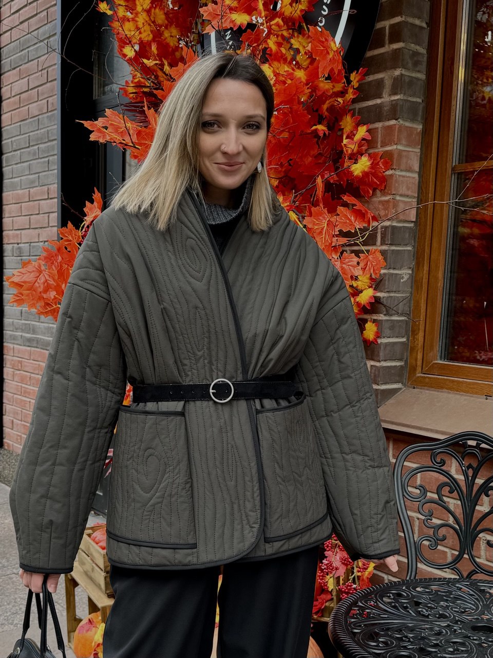 Совместный пошив пальто "Уверенность" + стежка "под дерево"