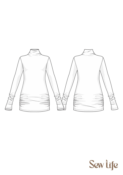 Платье-водолазка Уверенность