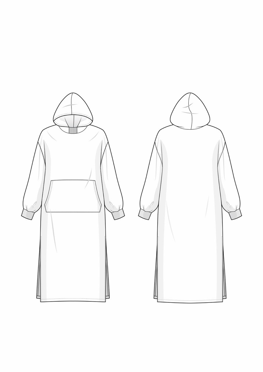 Платье-худи Актив