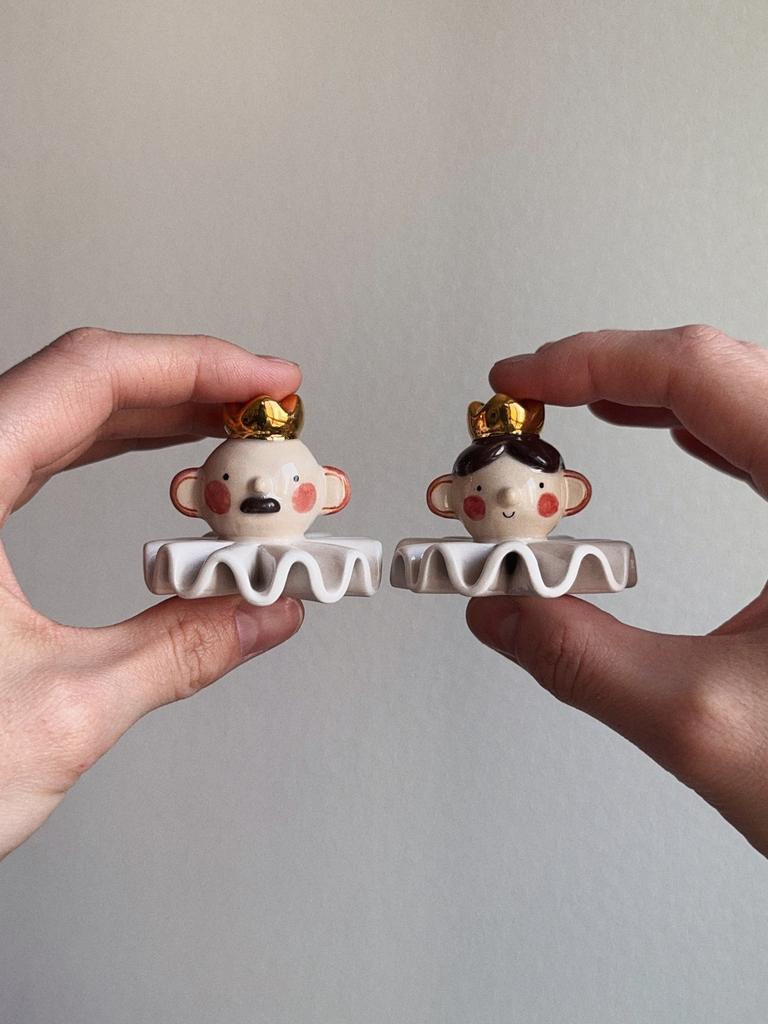 подсвечник в жабо