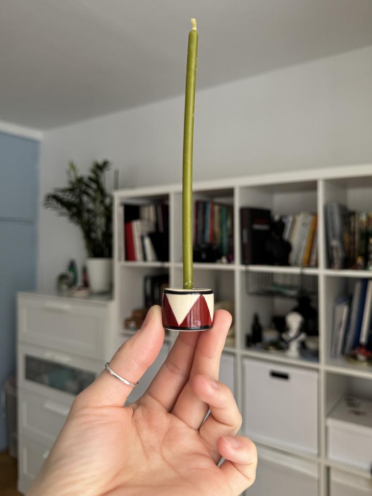 подсвечник барабан