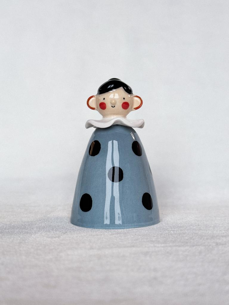 подсвечник "леди" в горошек 2