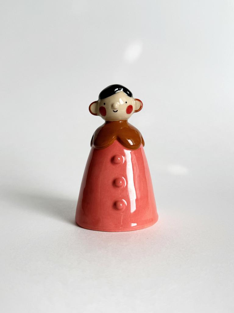 подсвечник "леди" охра