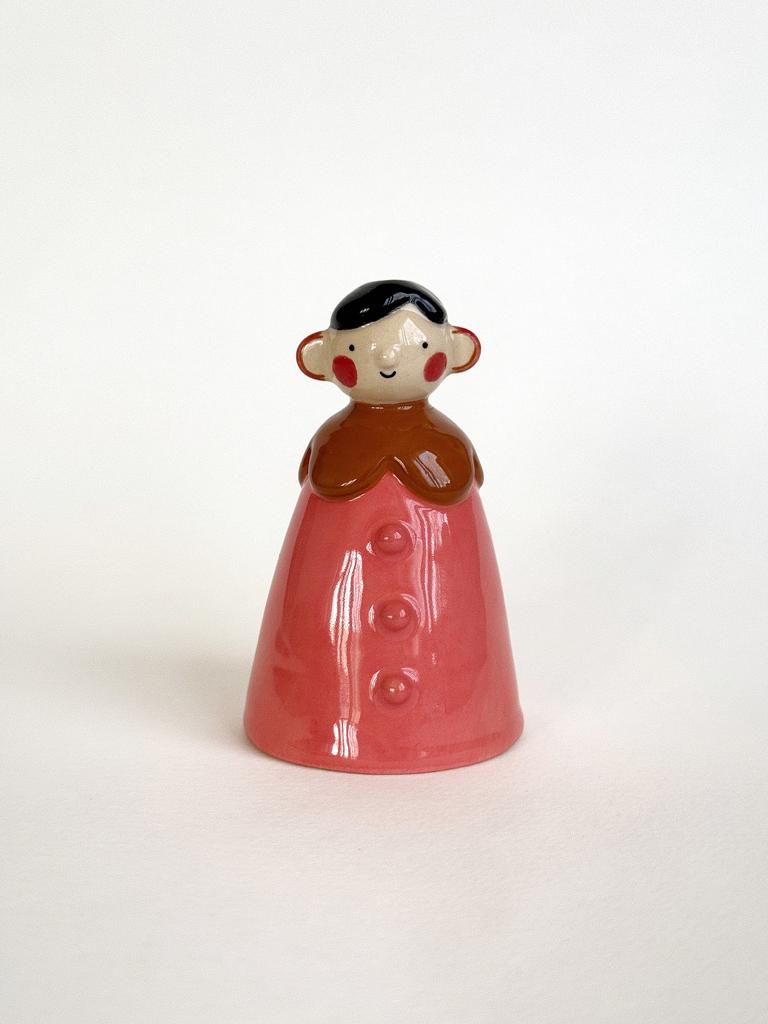 Подсвечник "Леди" охра