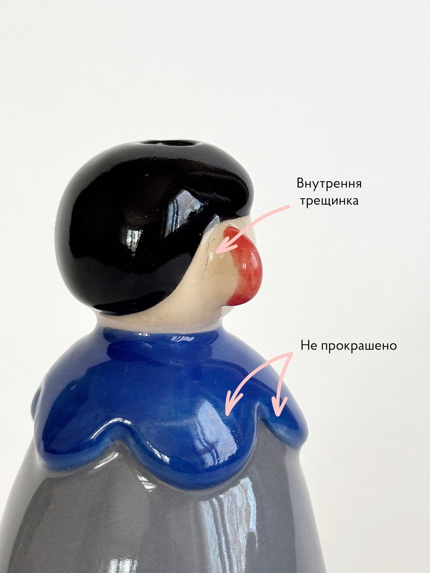 Подсвечник "Леди" ультрамаринчик