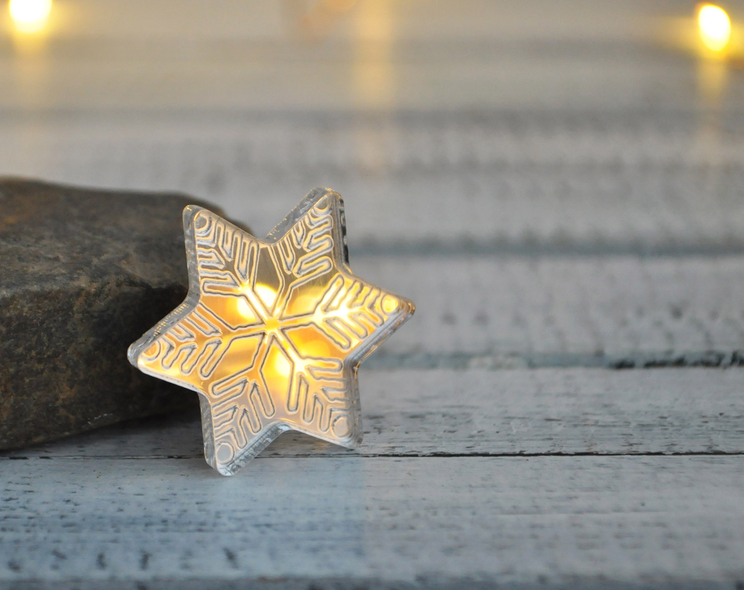 Снежинка звездочка зеркальная - зеркальная брошь