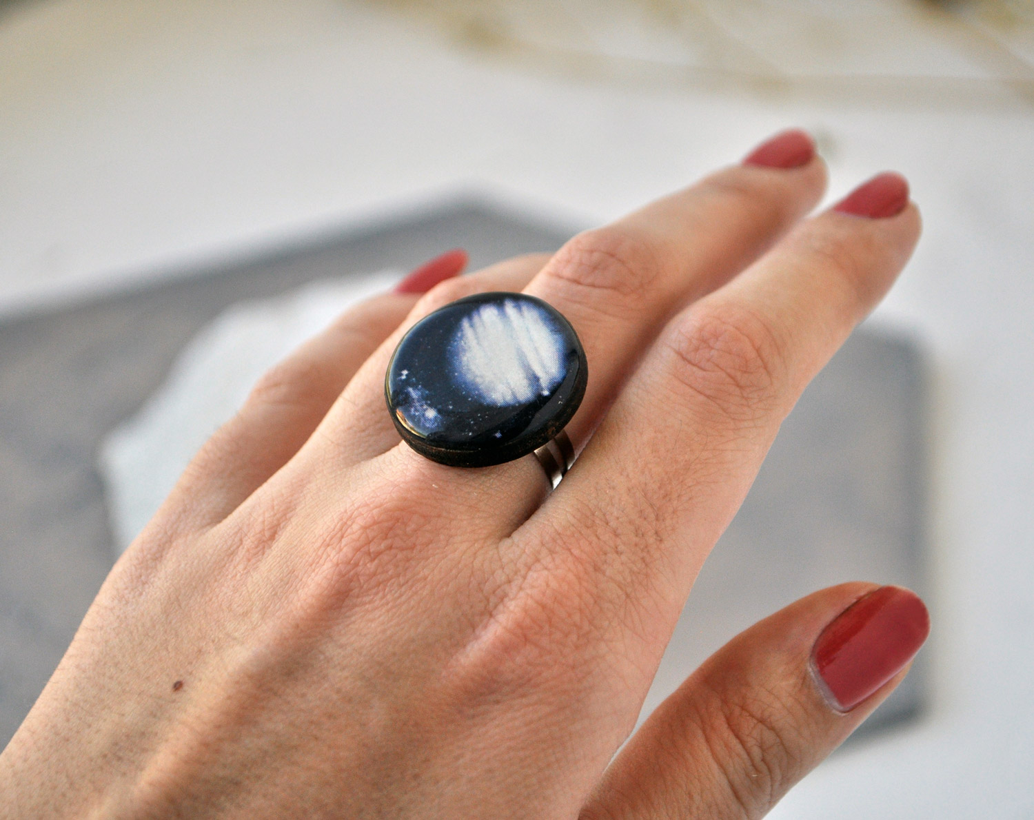 Юпитер - деревянное круглое кольцо