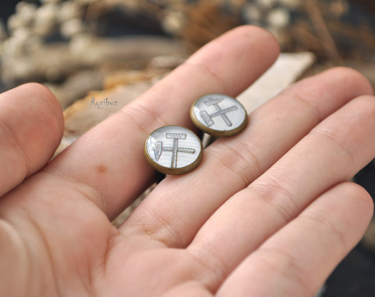 Молот и кувалда - запонки