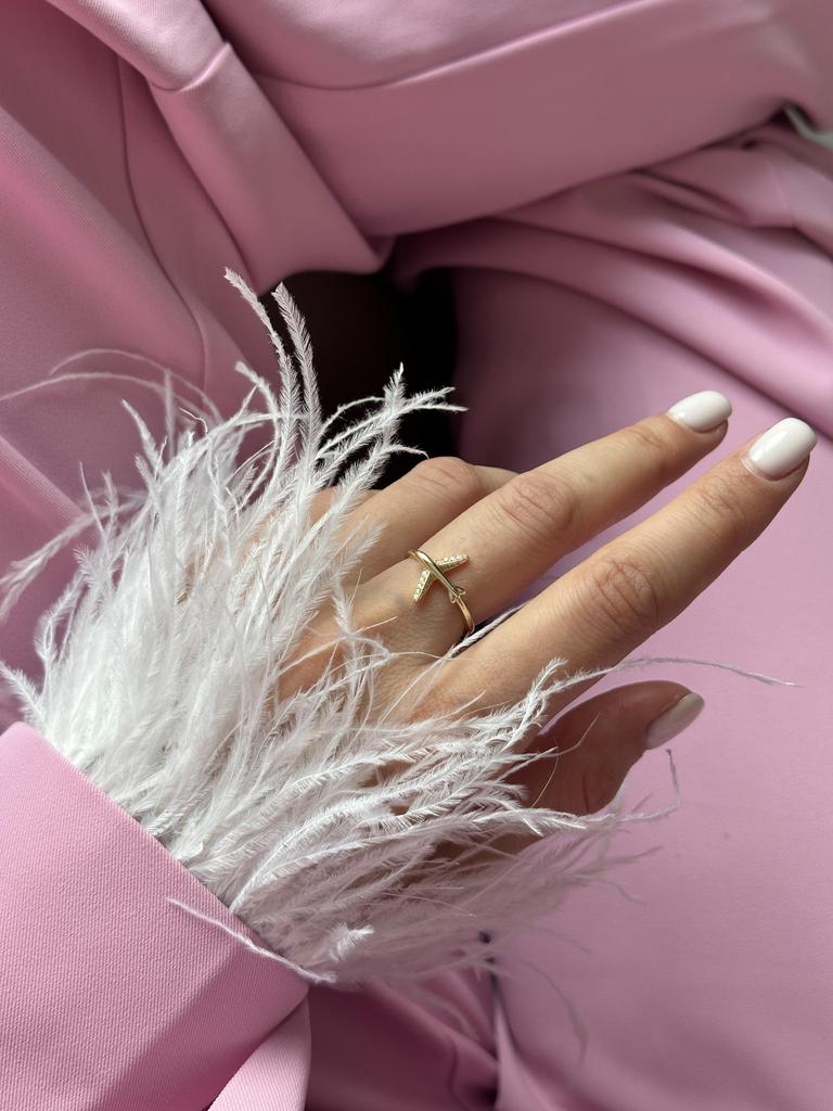 Кольцо Travel Time (позолота)