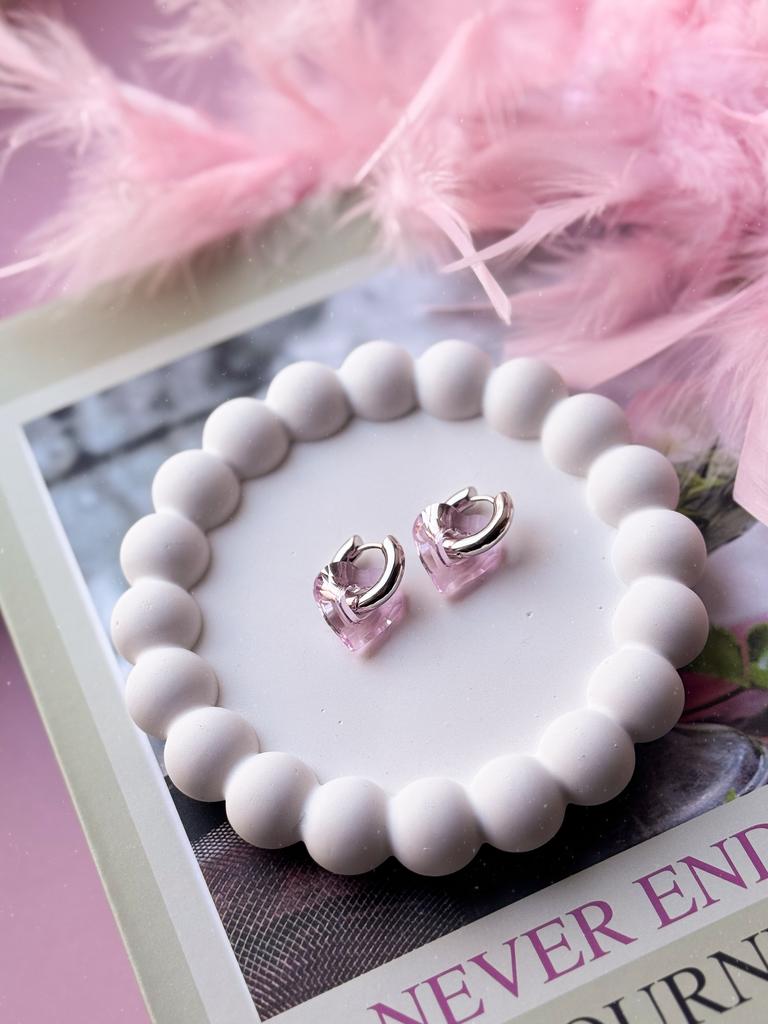 Серьги-конго с кристаллами Swarovski