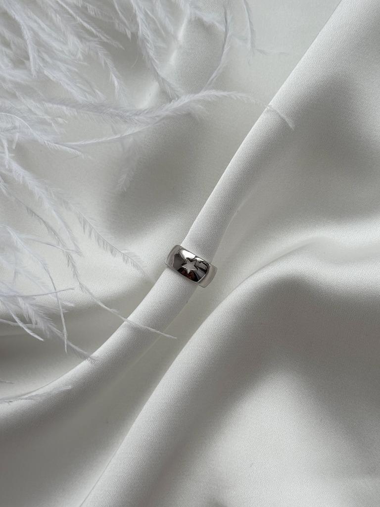 Кафф со звездочкой (родий)