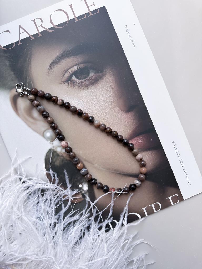 Чокер Wood (родий)