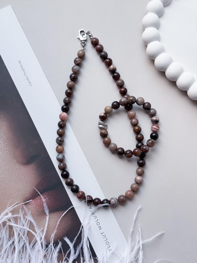 Комплект Wood (родий)