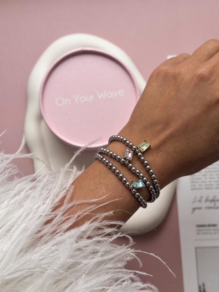 Браслет Puzzle (родий)