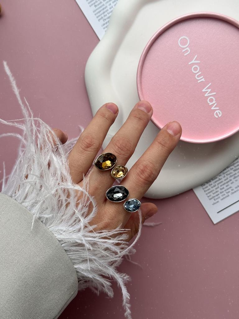 Кольцо Blesk (родий)