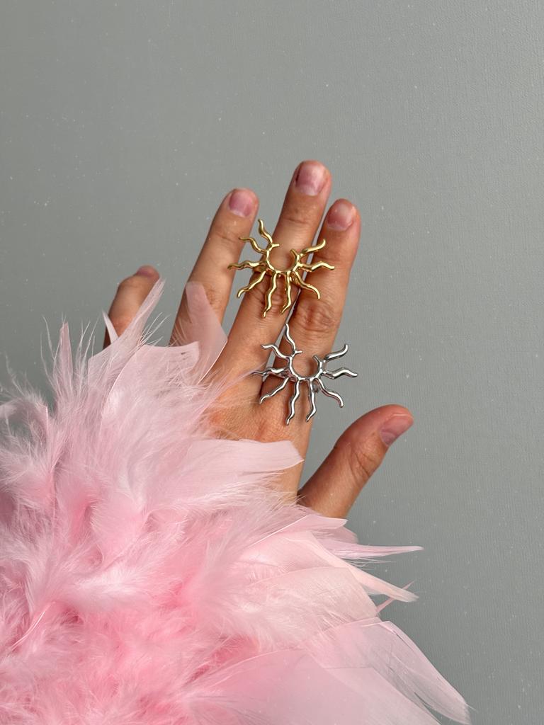 Кольцо Рассвет (родий / позолота)