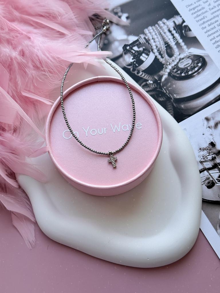 Чокер Silver (родий)