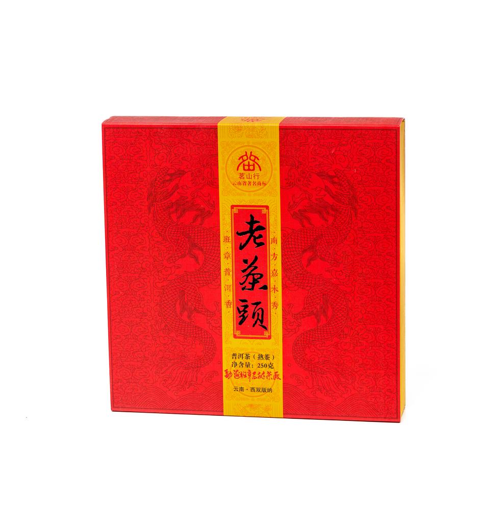 Шу пуэр Лао Ча Тоу «Старые чайные головы» 2010