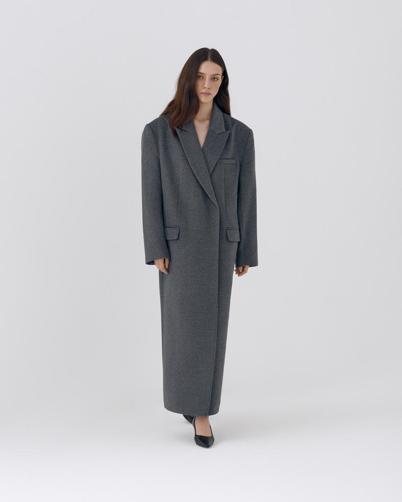 100% wool  maxi coat