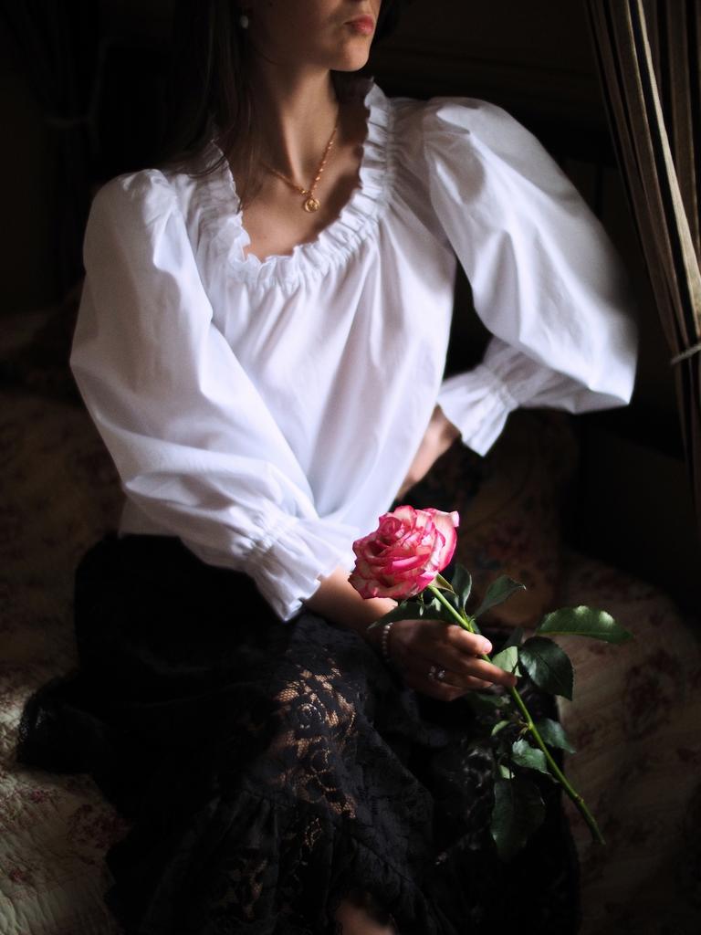 Блуза из сатина