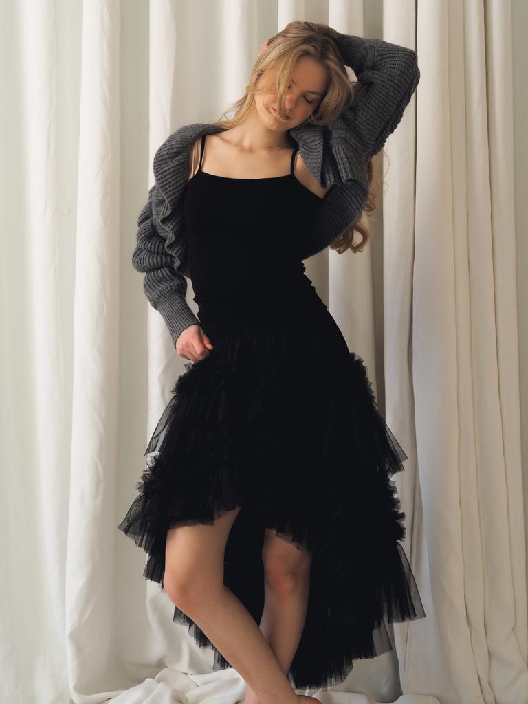 Юбка с рюшами