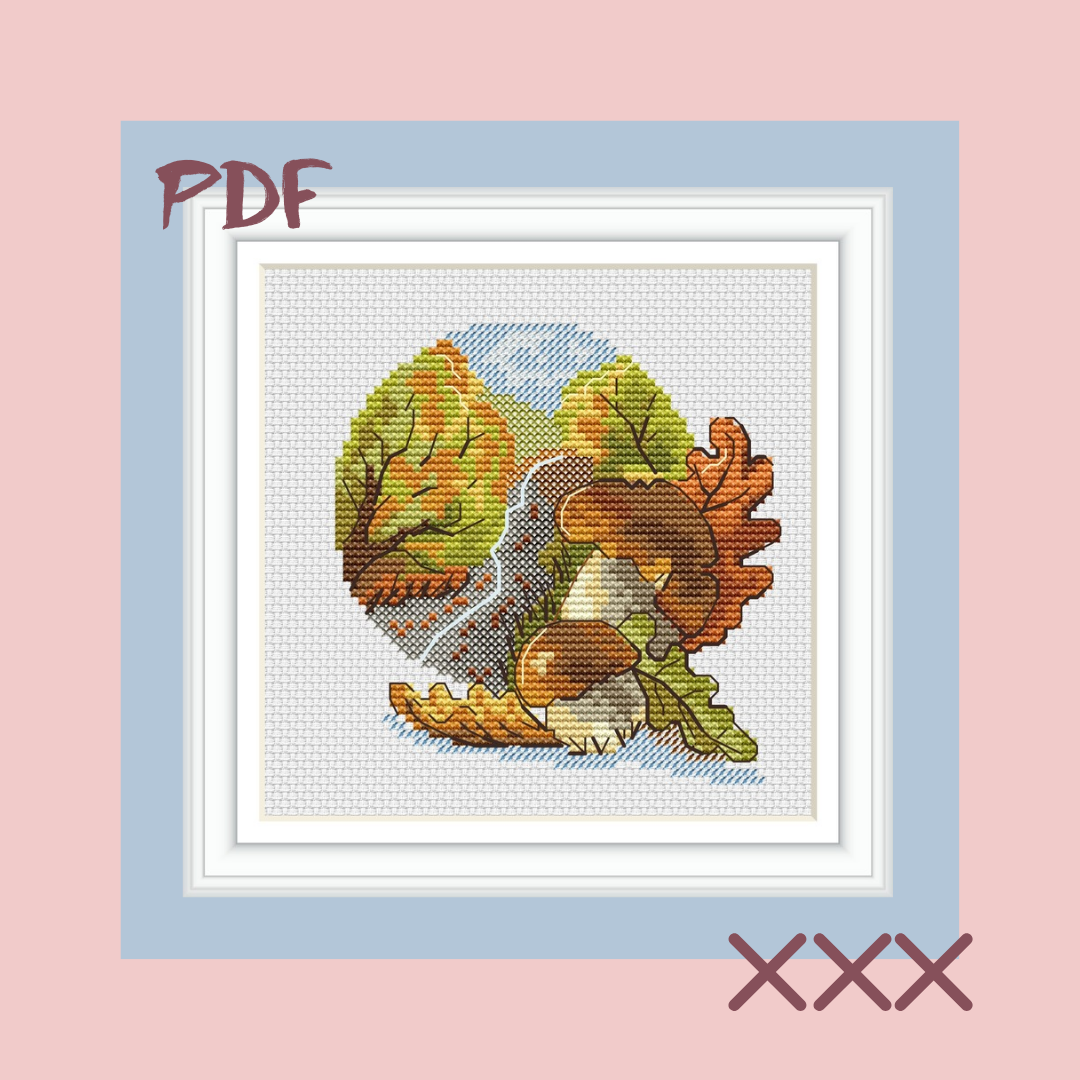 Схема для вышивки крестом "Боровички"