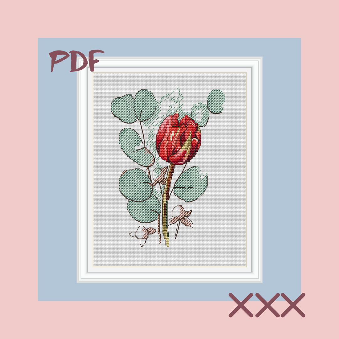 Схема для вышивки крестом "Акрополь"