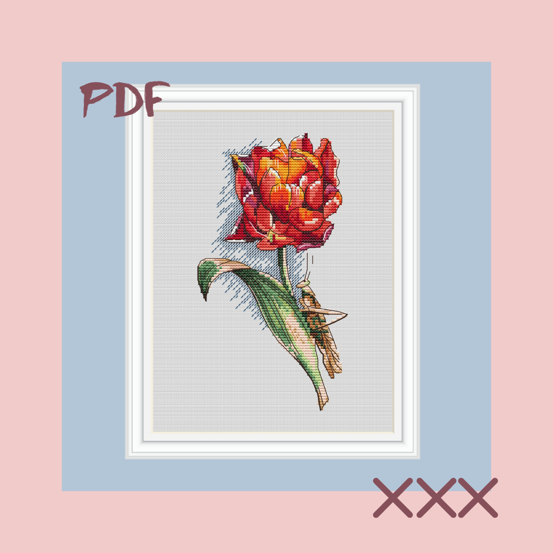 Схема для вышивки крестом "Огниво"