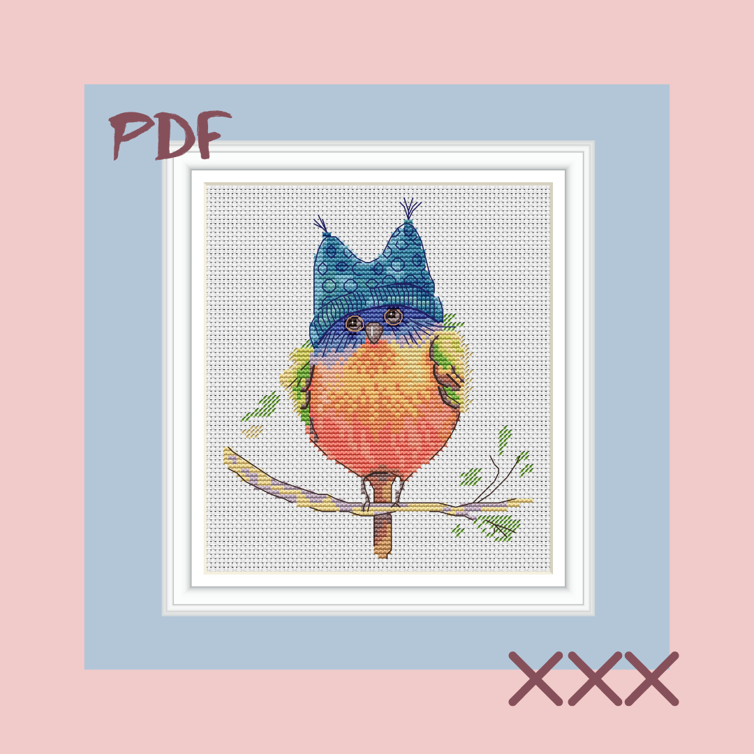 Схема для вышивки крестом "Овсяночка"