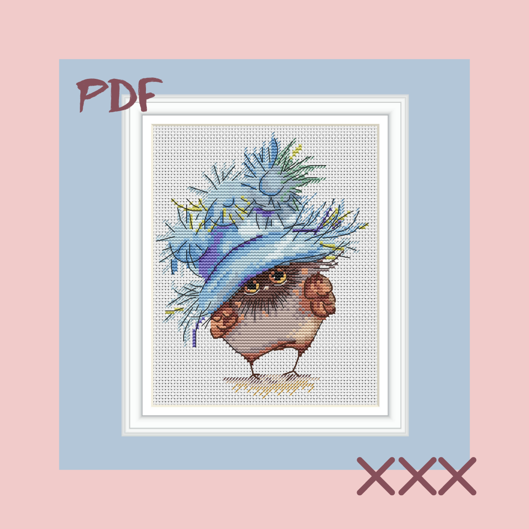 Схема для вышивки крестом "Совушка"