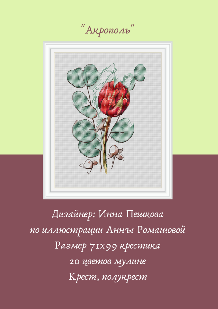 Набор для вышивки крестом "Акрополь"