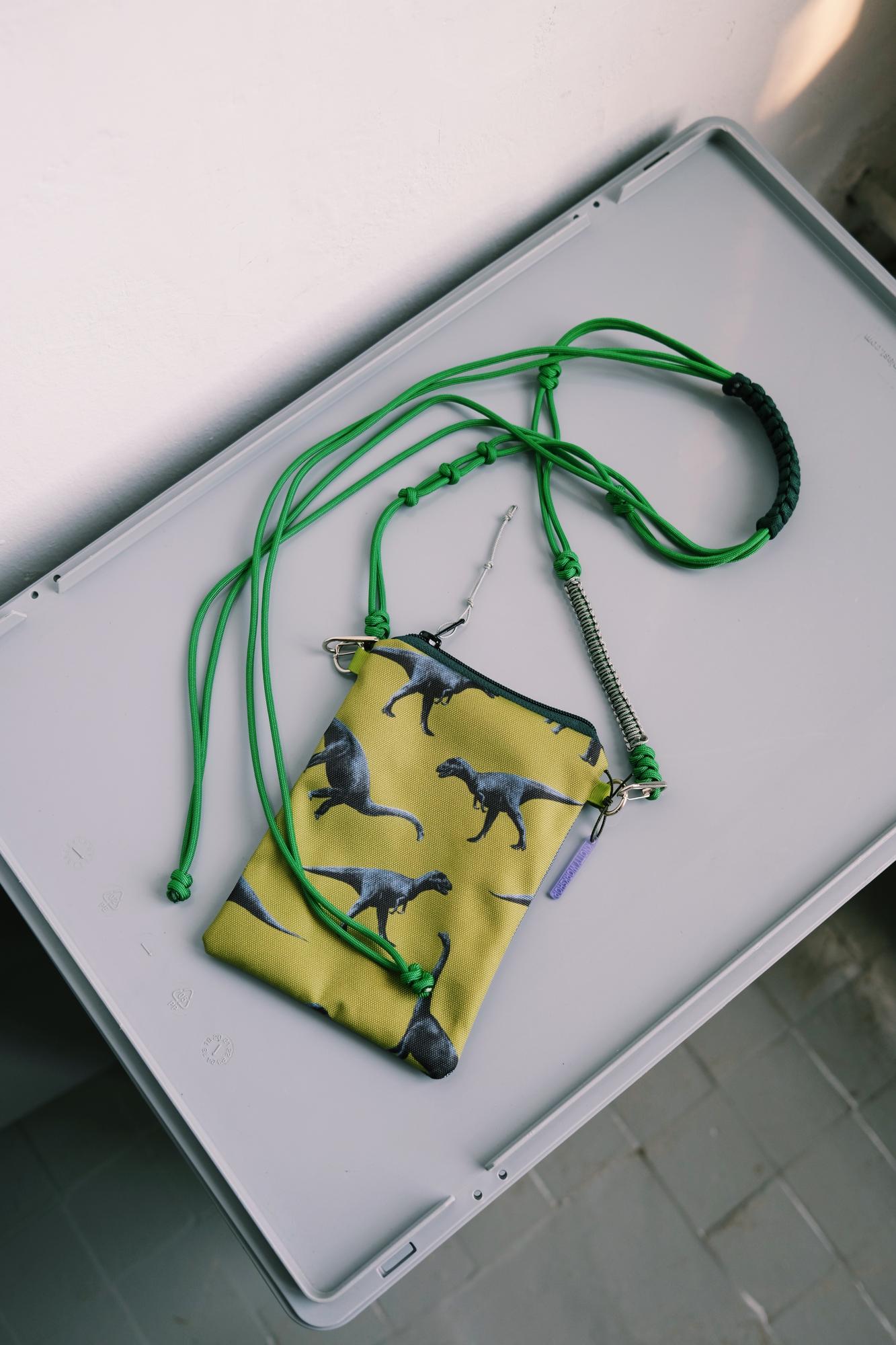 СУМКА KNOTTY WORKSHOP DINO GREEN BAG