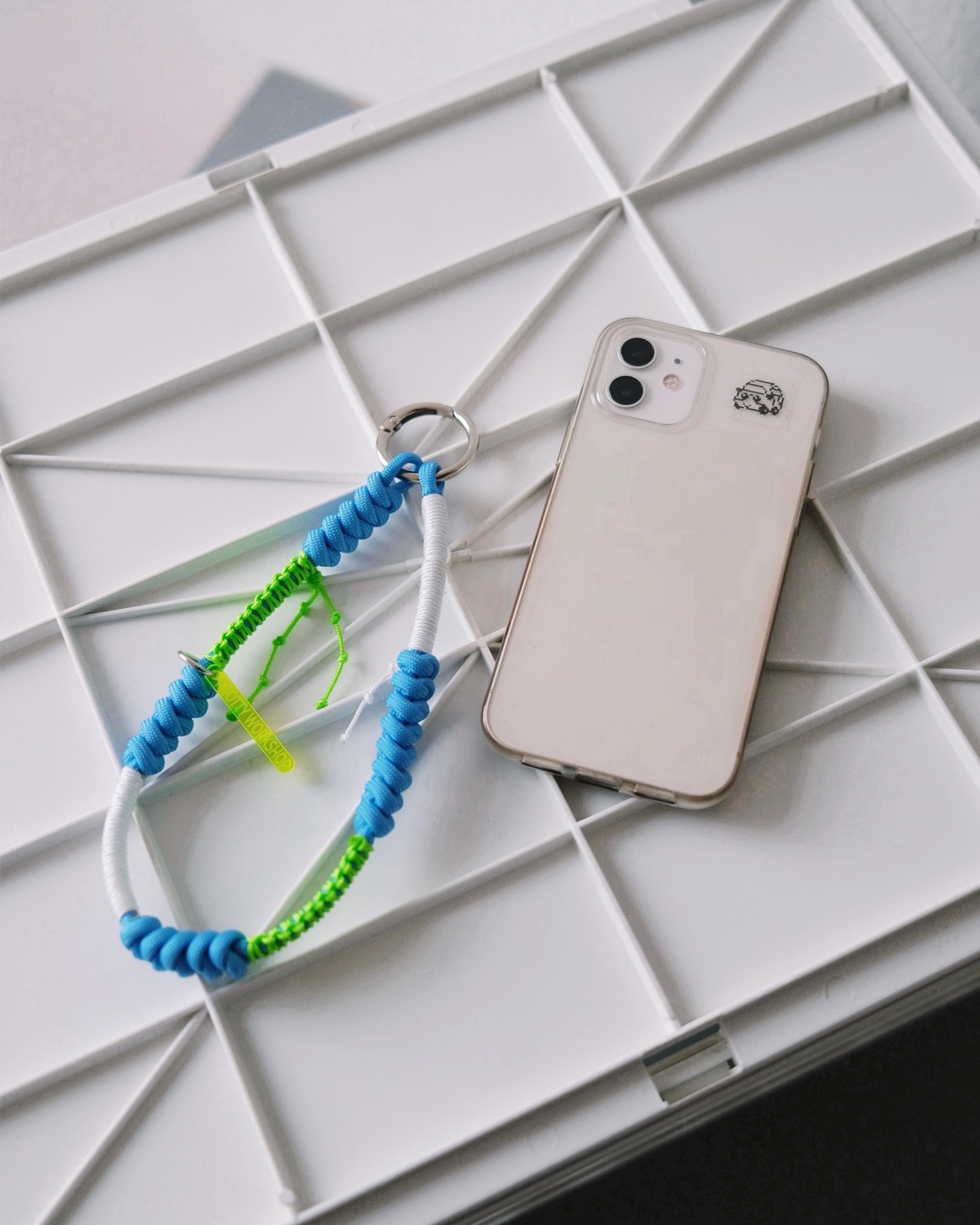 ШНУРОК ДЛЯ ТЕЛЕФОНА KNOTTY WORKSHOP PHONE CORD BLUE