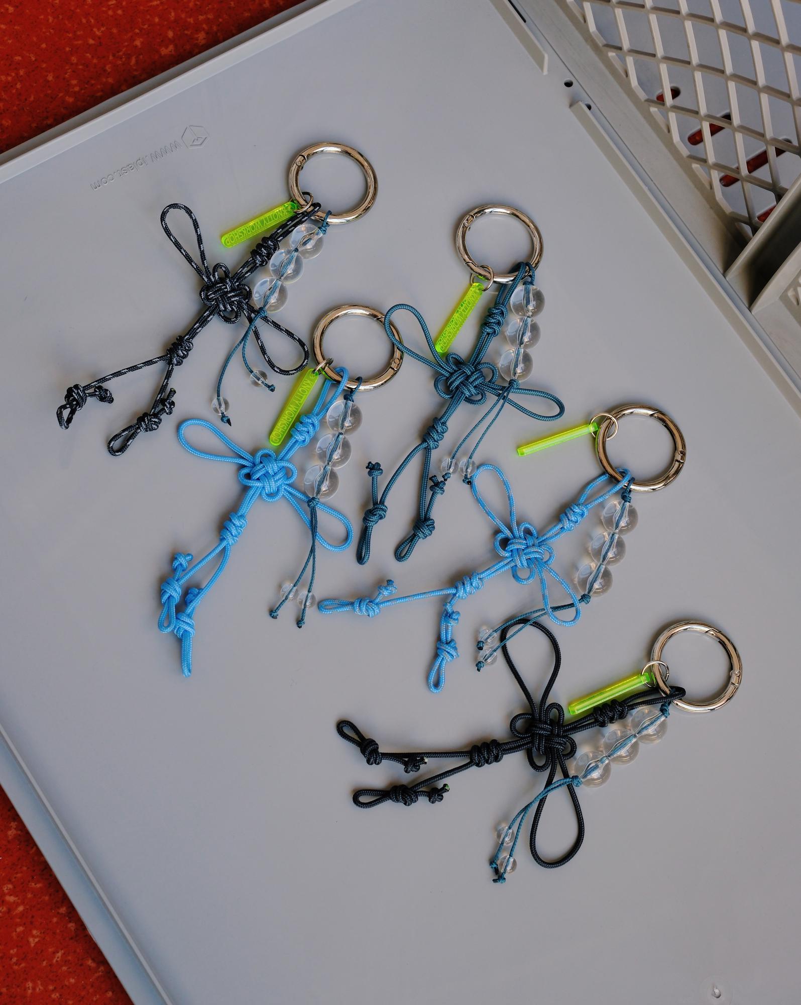 БРЕЛОК ОБВЕС KNOTTY WORKSHOP TRINKET BLUE