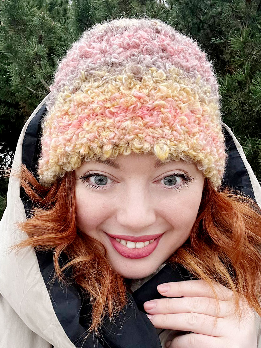 Видео мастер-класс шапка "Бини"