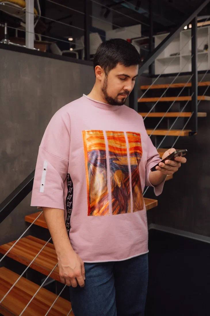 Футболка  оверсайз "Мунк - Крик"