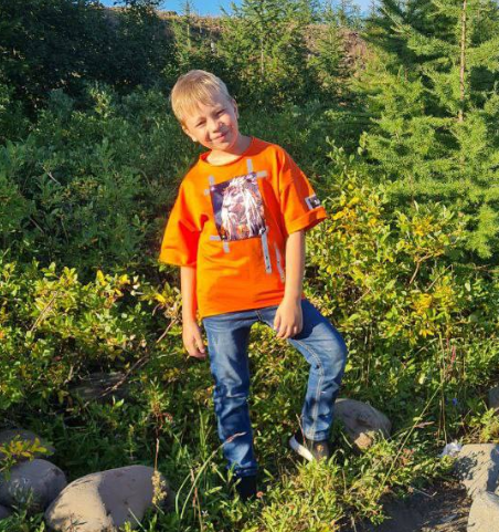 Футболка-трансформер оверсайз для ребенка