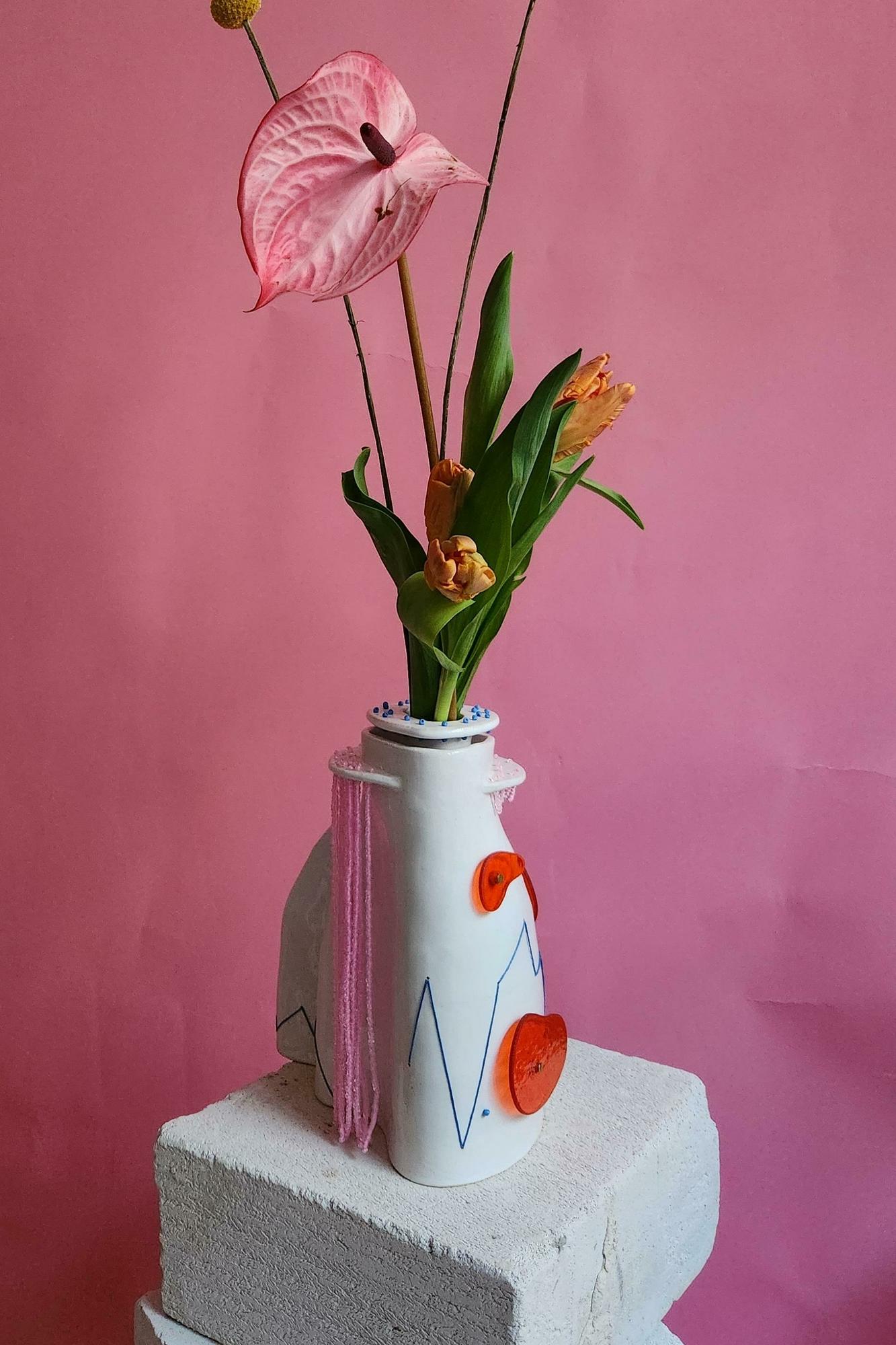 Vase #1 Orange Glass