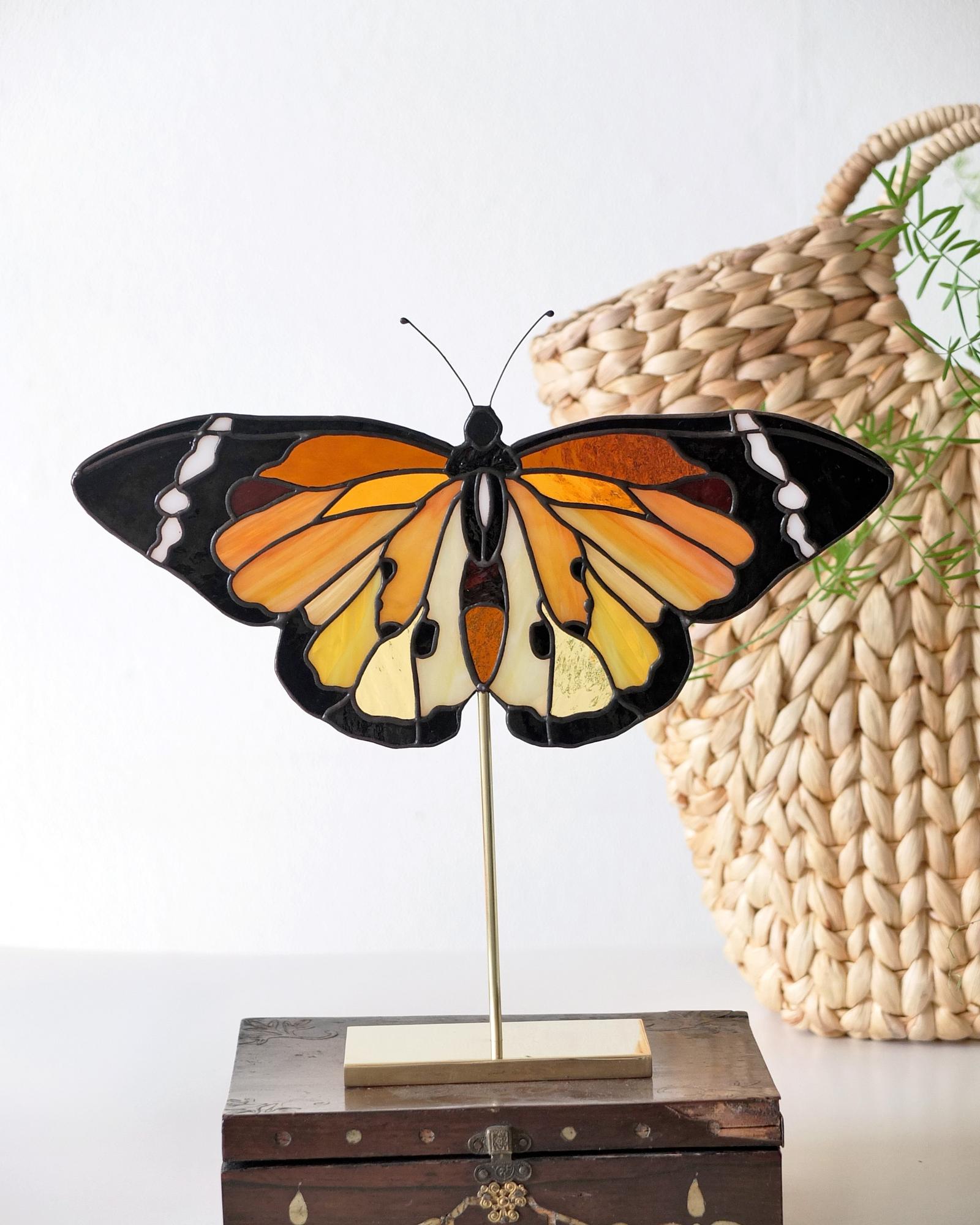 MONARCH BUTTERFLY | Stained Glass Pattern