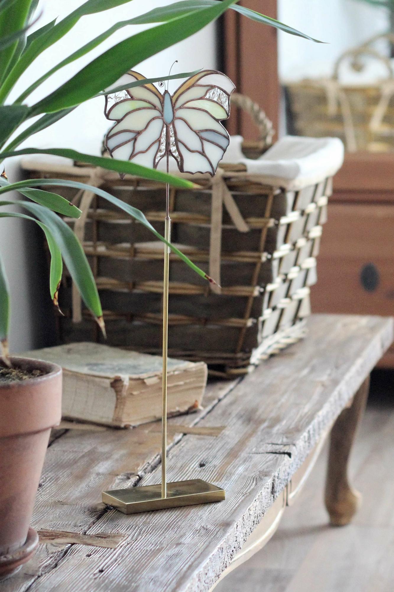 PEARL BUTTERFLY .mini | Stained Glass Pattern