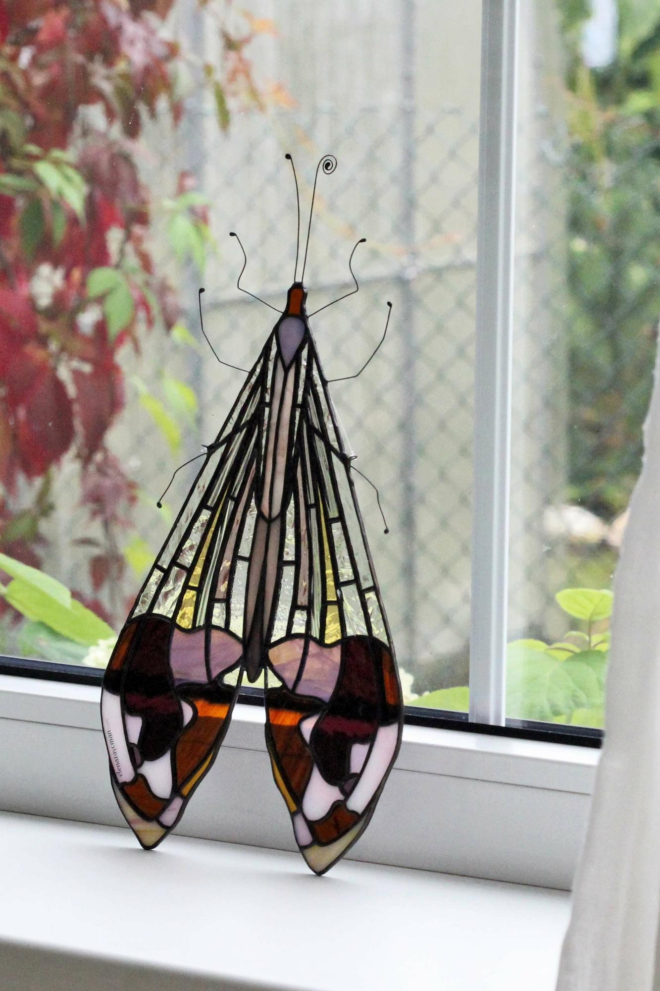 GLENURUS MOTH | Stained Glass Pattern