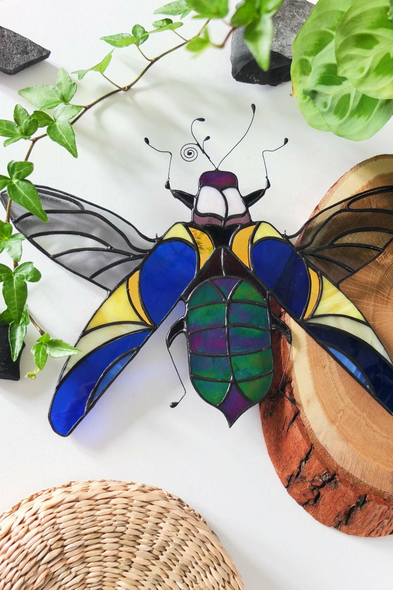 BEETLE | Stained Glass Pattern
