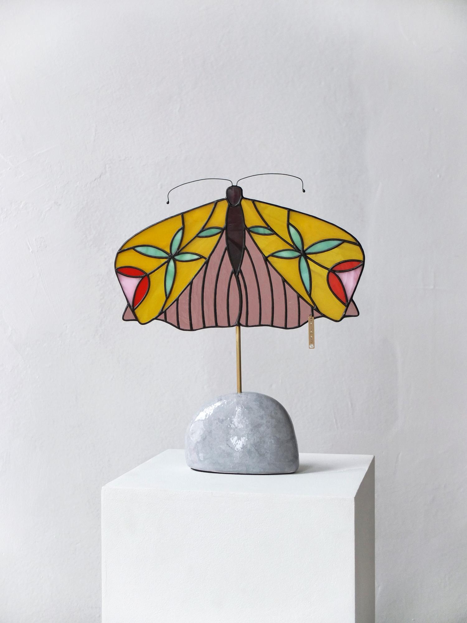 WILD ROSE MOTH | Stained Glass Pattern