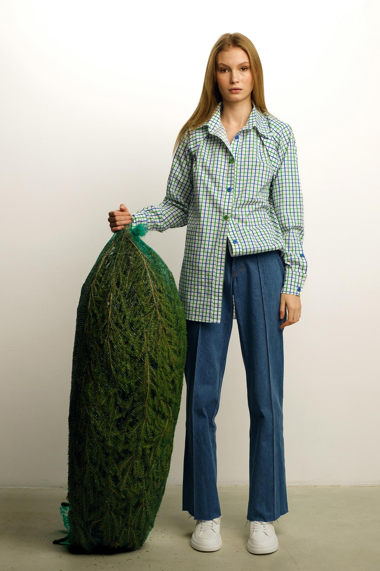 Темно-синие джинсы с универсальной посадкой FOR BEST MAMA