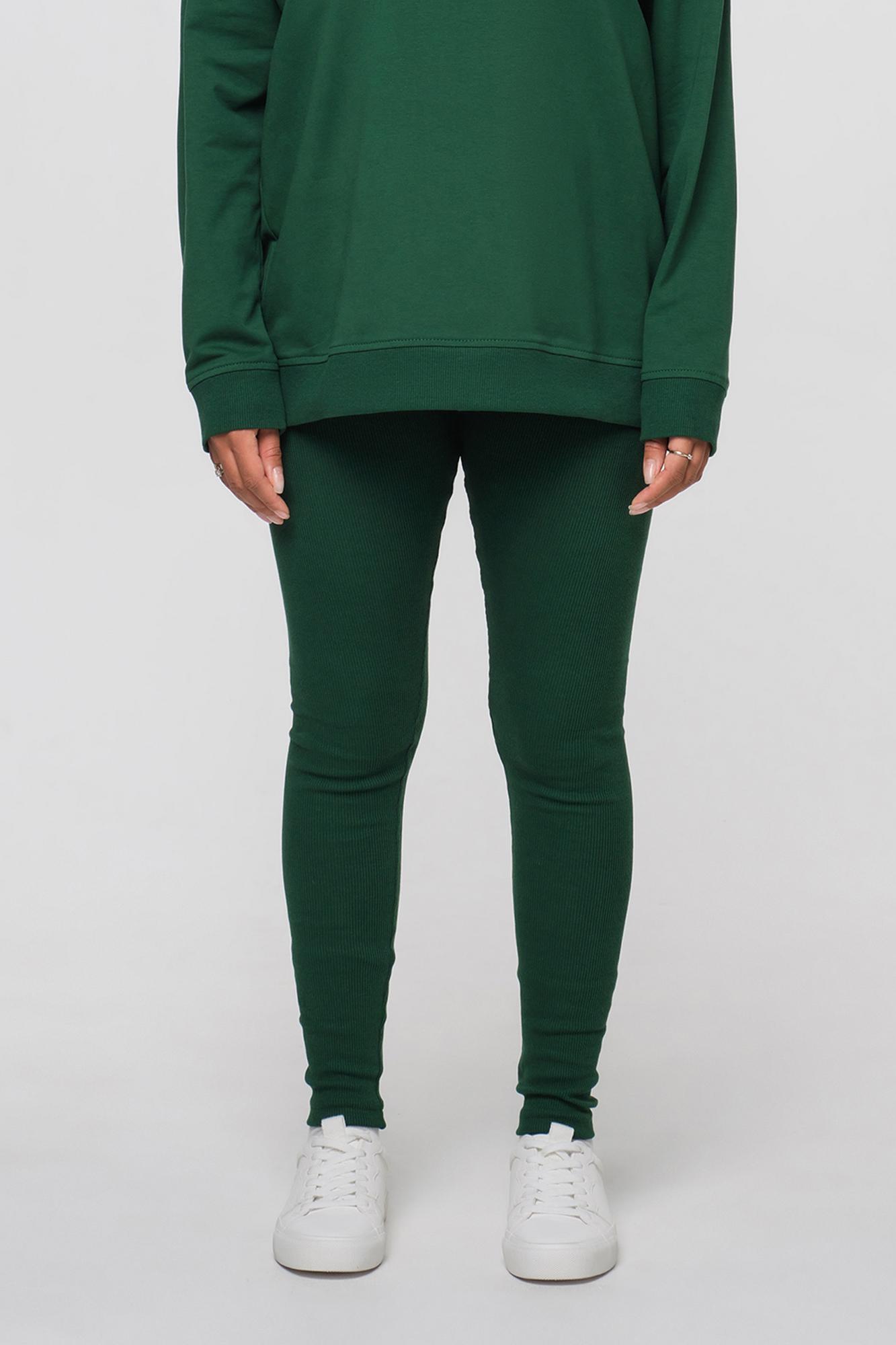 Зеленые леггинсы для беременных FOR BEST MAMA