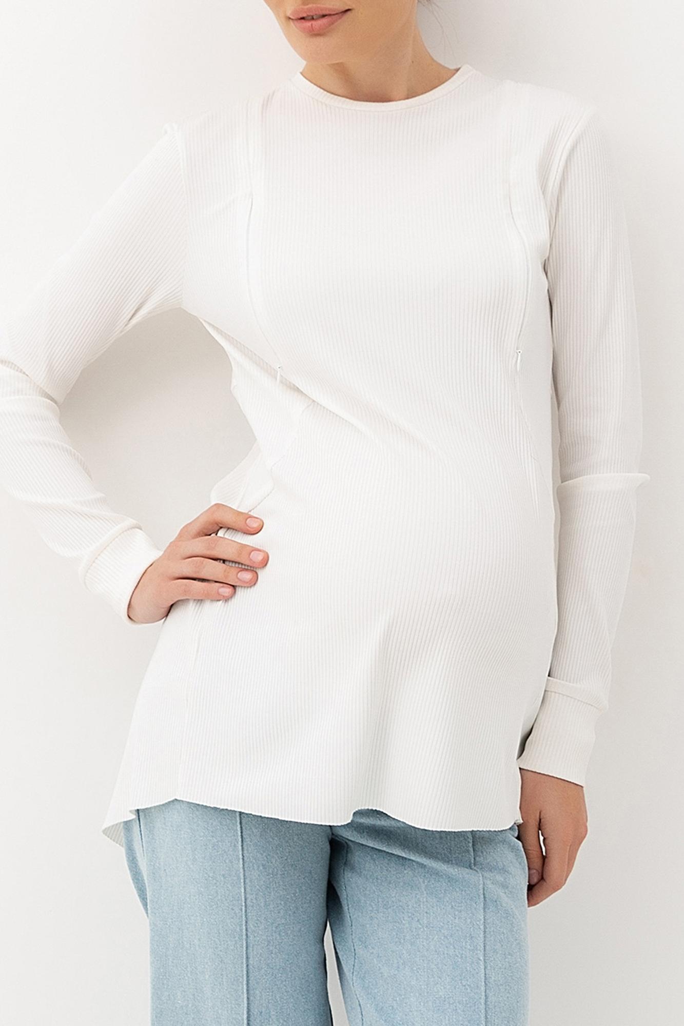 Молочный лонгслив с секретом для кормления «лапша» FOR BEST MAMA