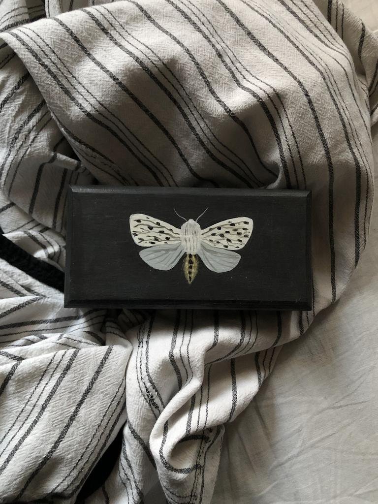 Деревянная Шкатулка "Мотылёк", Ручная Роспись