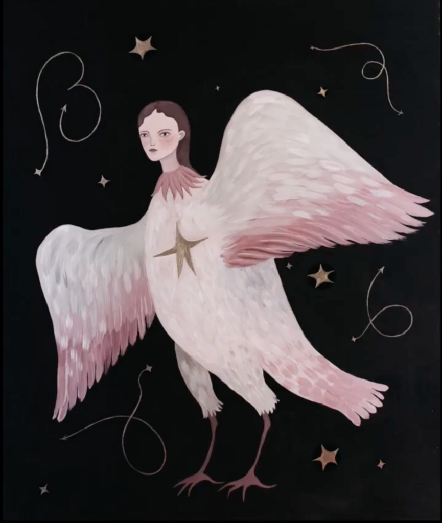 Картина Гамаюн / 2020/ 50*60 См