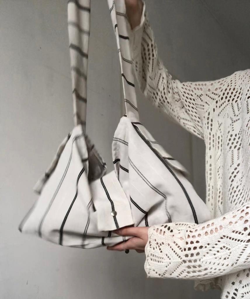 Сумка Шоппер, Хлопок В Полоску