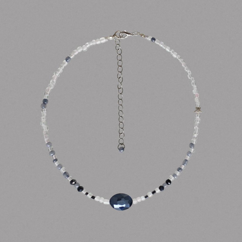 Бусы-Чокер Со Стеклянной Бусинкой / JEWERLY FOR PRINCESS